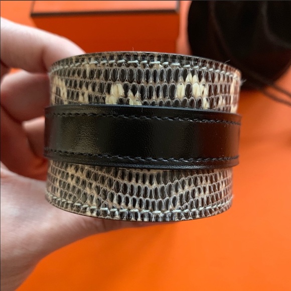 Lizard Hermès bracelet NWT - Picture 5 of 8